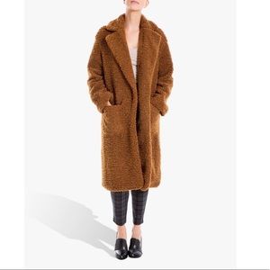 Max Edition Sienna Brown Teddy Coat Jacket